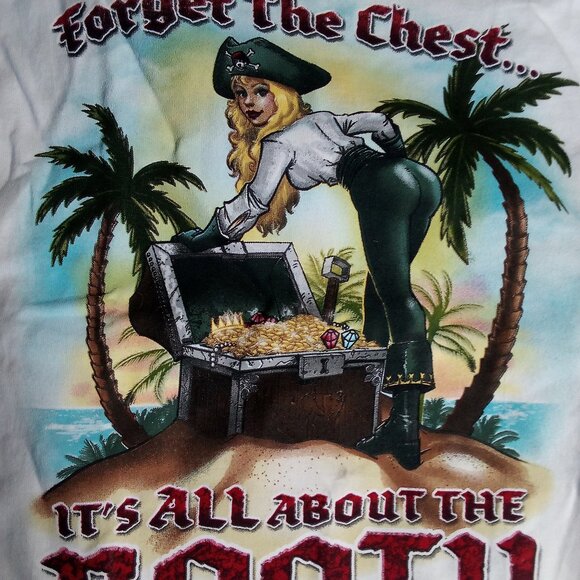 NWT Vintage Big Dogs All About The Booty T-Shirt - Picture 1 of 6